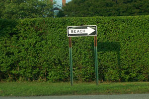 Beach Sign